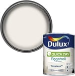 Dulux - Quick Drying Eggshell Paint For Wood & Metal - Timeless - 750ml