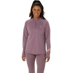 ASICS Icon 1/2 Zip Ls Top W Violet L 2025 - *prix inclut le code CHRISTMAS20