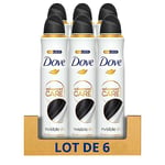 DOVE - Déodorant Femme Original Advanced Care - Spray Anti-transpirant - technologie anti traces blanches - prend soin des aisselles (lot de 6x200ml)​