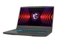 MSI Thin 15 B12UCX-1235FR - Intel Core i5 - 12450H / jusqu'à 4.4 GHz - Win 11 Home - GF RTX 2050 - 16 Go RAM - 512 Go SSD NVMe - 15.6" 1920 x 1080 (Full HD) @ 144 Hz - Gigabit Ethernet - Bluetooth, Wi-Fi 6E - gris cosmos