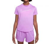 NIKE DriFIT One Tee Purple Girls Jr (XL)