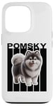 Coque pour iPhone 13 Pro Amoureux des chiens Pomsky