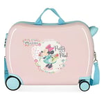 Disney Minnie Florals Valise pour enfant rose 50 x 38 x 20 cm Rigide ABS Fermeture à combinaison latérale 34 l 1,8 kg 4 roues Équipement à main