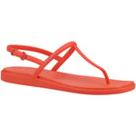 Crocs Womens Miami Thong Flip - Red material_Synthetic - Size UK 7