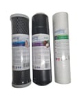 Supreme Filters Carbon Block Water Filter Cartridges, 2.5 Inch * 10 Inch Suitable for Household, RO Systems, Kitchen, Window Cleaning, Vegetable Oil, Reverse Osmosis System