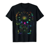 Witchcraft Celestial Sun Moon Witchy Wiccan Magick Magic T-Shirt