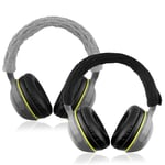 Geekria Headphone Headband Compatible with Beats, Bose, AKG (Black + Gray)