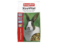 Beaphar Xtravital, Granulat, 1 Kg, Kanin, Vitamin A, Vitamin D3, Koppar, Jod, Mangan, Zink, 15 %