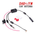 Adaptateur de câble répartiteur d'antenne stéréo DAB + FM + pour voiture,amplificateur de signal radio,amplificateur de signal d'antenne,FM,AM,accessoires de voiture,12V - Type AM FM DAB Amplifier #B