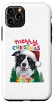 iPhone 11 Pro Merry Xmas Border Collie Pjs Mum and Dad Christmas Card Tee Case