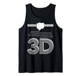 3D PRINTING 3-D Prints Filaments Nerd GCode 3D Printer Tank Top