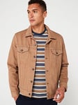 Levi's Denim Trucker Jacket - Light Brown, Light Brown, Size S, Men