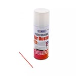 AIR DUSTER SPRAY W/Extension Tube Gas Cleaner Compressed Dust Blower 200ml UK