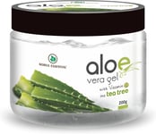 Pure Aloe Vera Gel With Vitamin E and Tea Tree | For Skin Hair - 200g...