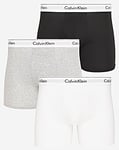 Calvin Klein Black/White/Grey Heather 3 Pack Modern Cotton Boxer Brief