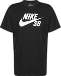 Nike Men SB Dri-Fit Skate T-Shirt - Black/White, Large