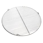 Grille Acier inoxydable Ronde 55 cm Barbecue à charbon de bois /à gaz Barbecue avec grill pivotant - 51522