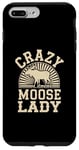 iPhone 7 Plus/8 Plus Crazy Moose Lady Funny Moose Case