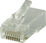 Deltaco RJ45 Kontaktdon för patchkabel Cat6 20-pack