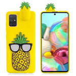 Cute 3D Samsung Galaxy A71 skal - Gul