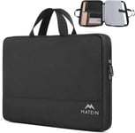 Housse Pour Ordinateur Portable 17 Pouces, Avec Poignée, Design Résistant Aux Rayures, Compatible Avec Les Sacs Pour Ordinateurs Portables Hp, Lenovo, Dell, Acer, Asus, Etc, Noir.