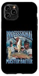 iPhone 11 Pro Professional Master Baiter Funny Fishing Pun Bootleg Graphic Case