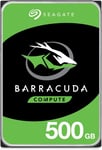 BarraCuda, 500 Go, Disque dur interne HDD - 2,5"" SATA 6 Gbit/s 5 400 tr/min, 128 Mo de mémoire cache, pour PC portable (ST500LM030)