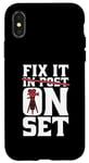 iPhone X/XS Fix It On Set Cinema Video Editor Movie Director Filmmaking Case