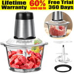 Electric Food Processor Fruit Vegetable Chopper 2 Speed setting Meat Grinder 2L