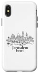 iPhone X/XS Jerusalem Israel Skyline Jewish Israeli Souvenir Women Men Case