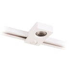 Skensystem aneta lighting - Trackline flat, 1 spot, hvit matt vit aluminium