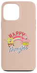 Coque pour iPhone 13 Pro Max SpongeBob SquarePants Patrick and SpongeBob Happy Thoughts