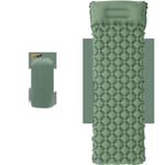 Coocheer - Tapis de Camping Gonflable Ultraléger avec Oreiller - Matelas Pneumatique Simple pour Un Confort Optimisé - Matériel de Camping Durable et