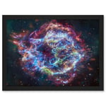 Artery8 NASA James Webb Telescope Cassiopeia A (Cas A) Composite Living Room Artwork Framed A3 Wall Art Print