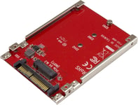 Adaptateur M.2 PCI-e NVMe vers U.2 (SFF-8639) - Non Compatible avec les Disques SATA ou les Contrôleurs SAS - Adaptateur Hôte PCIe M.2 vers U.2 - Convertisseur SSD M2 (U2M2E125)