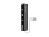 Belkin Ultra-Slim Travel - Concentrateur (hub) - 4 x USB 2.0 - de bureau