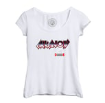 T-Shirt Femme Col Echancré Arkanoid Jeux Vidéo Retro Gaming Vintage Arcade