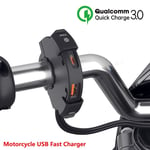 Cell Phone Port Power Motorcycle USB Fast Charger Quick Charge Car Charger