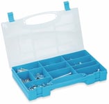 Kinzo 871125216643 Assortiment de vis et écrous Bleu