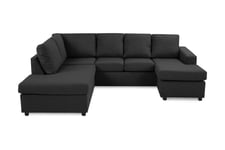 NEW YORK U-soffa Large Divan Höger Antracit -