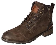 MUSTANG Homme 4140-504 Bottine, Marron foncé, 44 EU