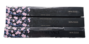 Nespresso  Tokyo Lungo Coffee Original World Explorations 10 Pods - 3 Boxes (30)