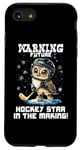 Coque pour iPhone SE (2020) / 7 / 8 Warning future hockey star in the making