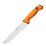 EKA - Pro slaktekniv m/bredt blad 24 cm oransje