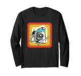 Retro Vintage Rotary Dial Phone Number Telephone Long Sleeve T-Shirt