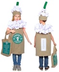 Dress Up America Costume Café pour les Enfants - Mignon Cappuccino/Frappuccino/Latte Dress-up pour Garçons et Filles Café Costume pour les enfants Unisexe Costume