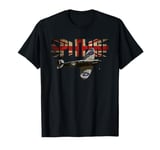 SPITFIRE RAF SUPERMARINE WW2 FIGHTER PLANE TSHIRT UNION JACK T-Shirt