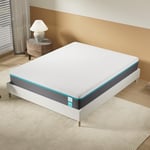 sensoreve- Matelas YPSILON « équilibré » 140x190cm - Technologie Hybride : Latex Naturel & Mémoire de Forme - Épaisseur 28cm - Soutien Tonique & RÉPARATEUR - Label sanitized(Anti bactérien/acarien)