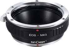 Bague Adaptation Objectif Compatible avec Objectif Canon EF/EF-S vers Boîtier M4/3, EOS-M4/3.[G948]