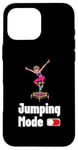 Coque pour iPhone 16 Pro Max Jumpstyle Trampoline Jumpstyle de saut pour club de sport